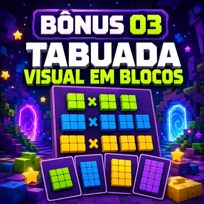 Capa do bônus Tabuada visual em blocos