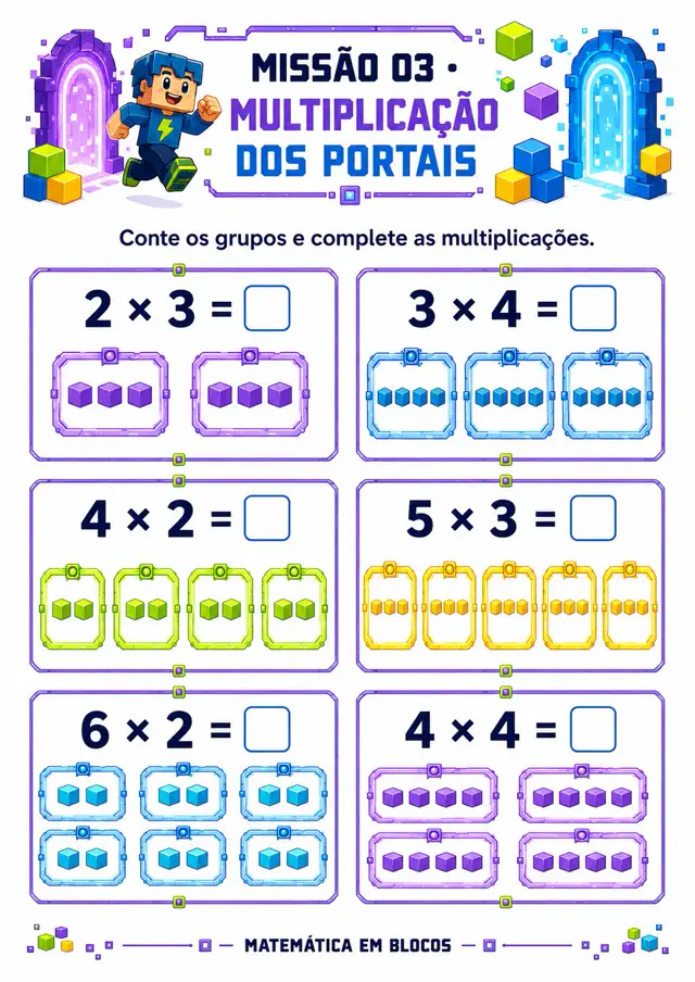 Página de prévia: Multiplicação
