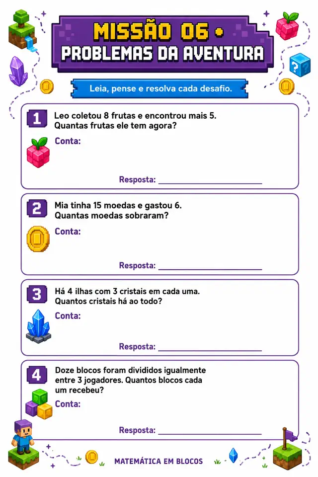 Página de prévia: Problemas